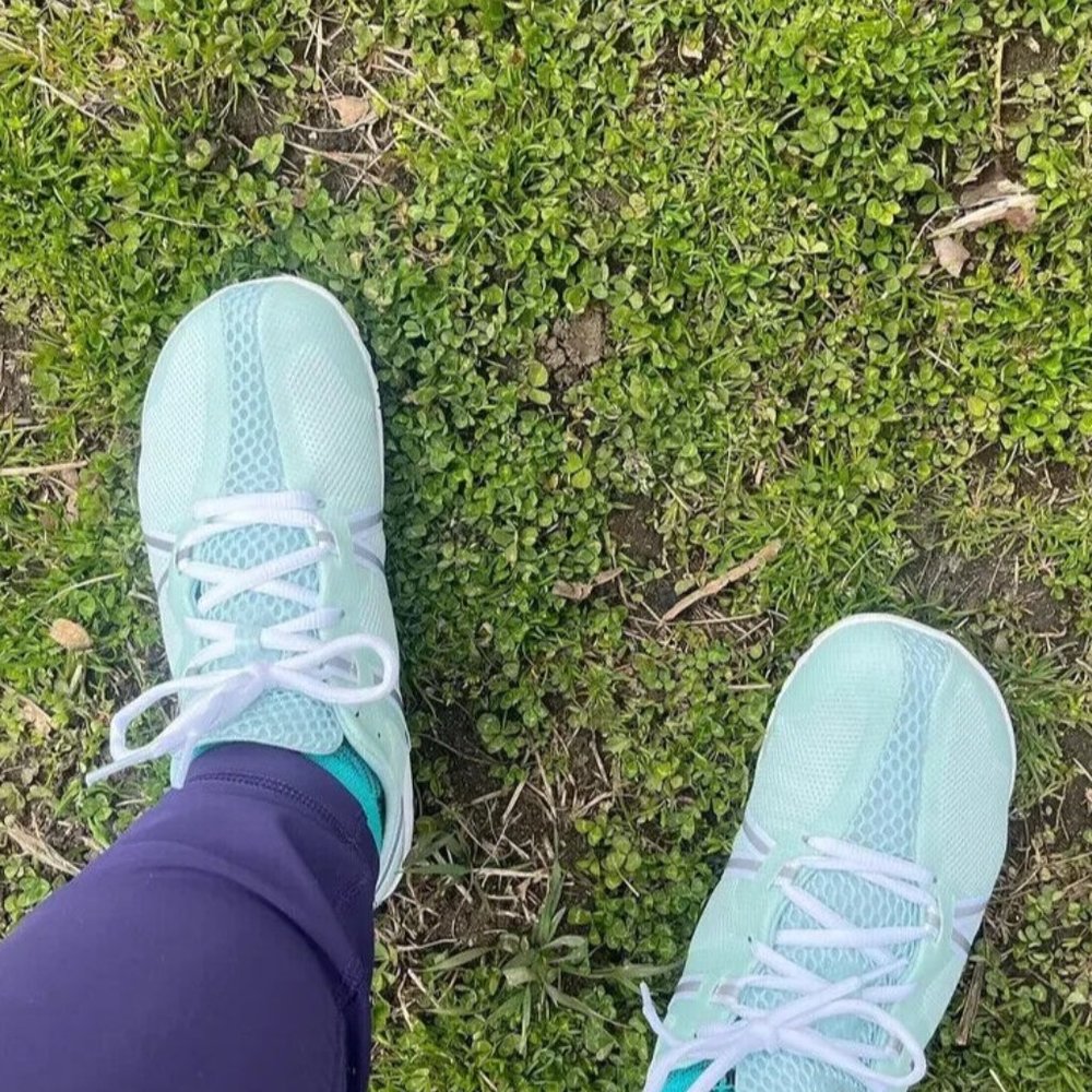 XERO SHOES Speed Force Athletic Minimalist Barefoot Shoe Green Womens 8.5-9M